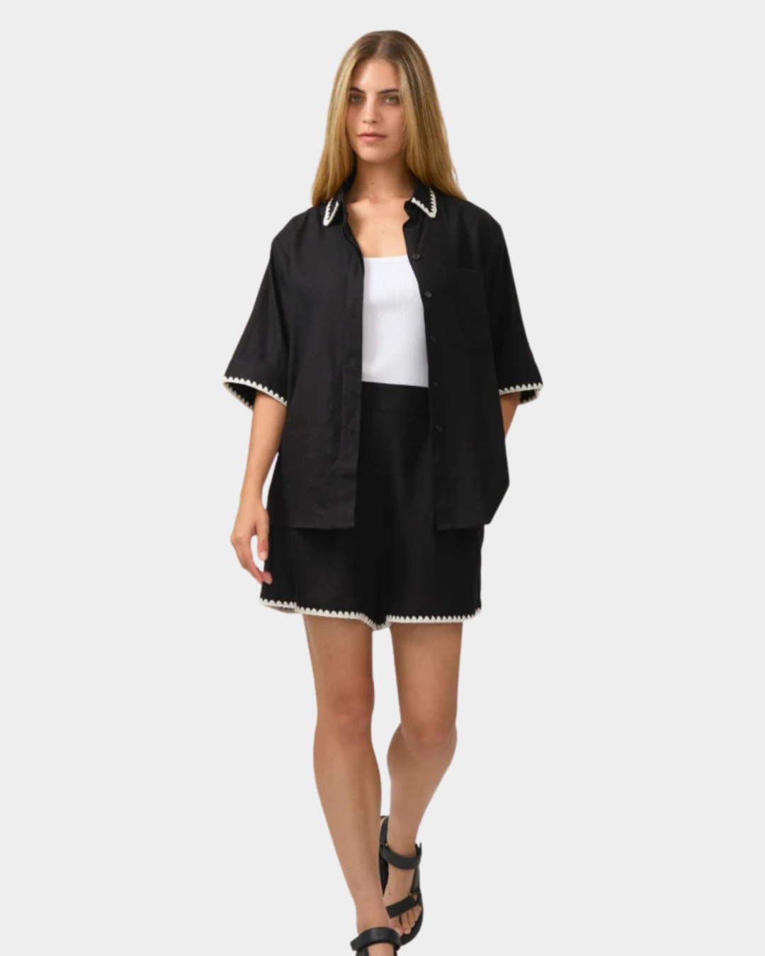 Haven Larissa Broderie Shirt