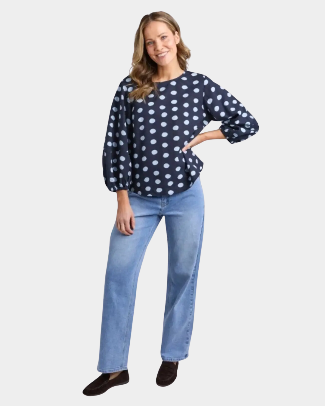 Elm Dotty Top