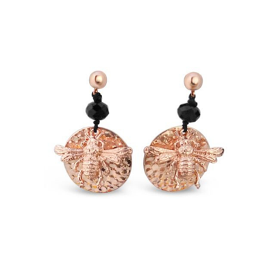 Fabuleux Vous Bee You Rose Gold Earrings
