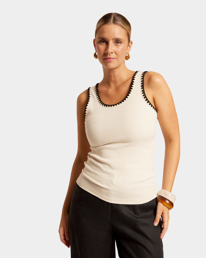 Eb &amp; Ive Maris Stitched Tank