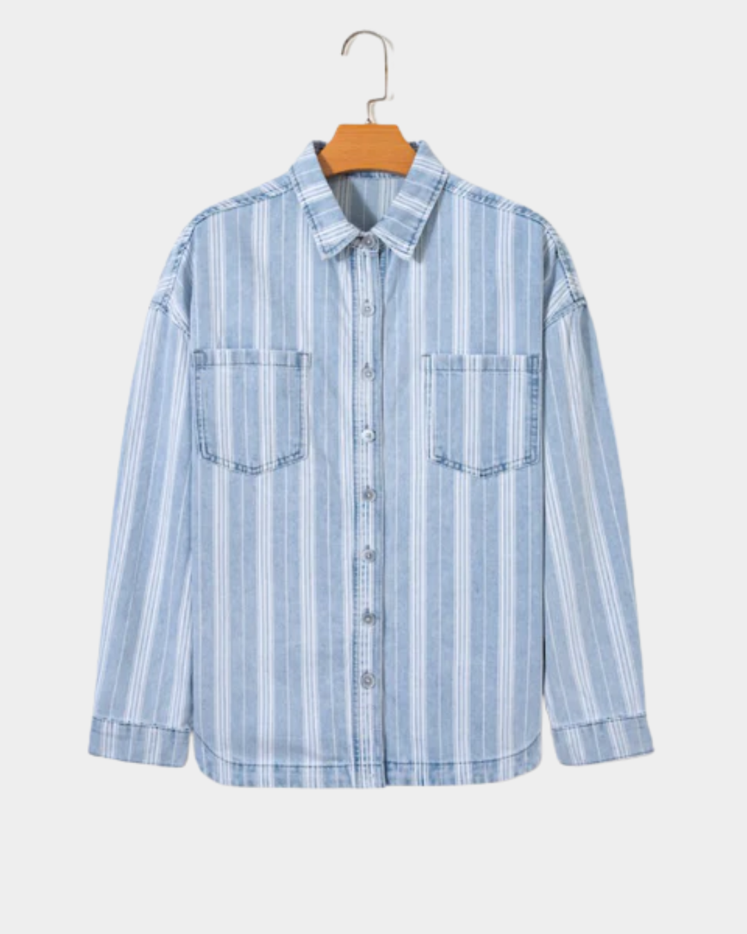 Beau Indie Washed Striped Shacket