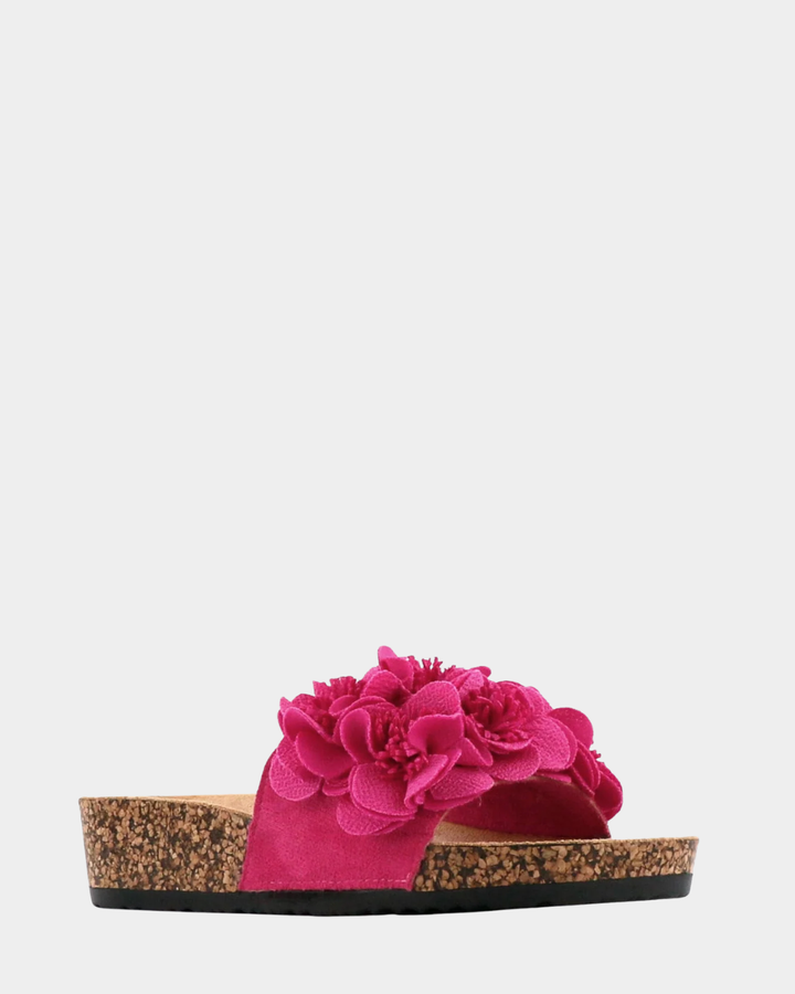Los Cabos Corsage Fuchsia Slide