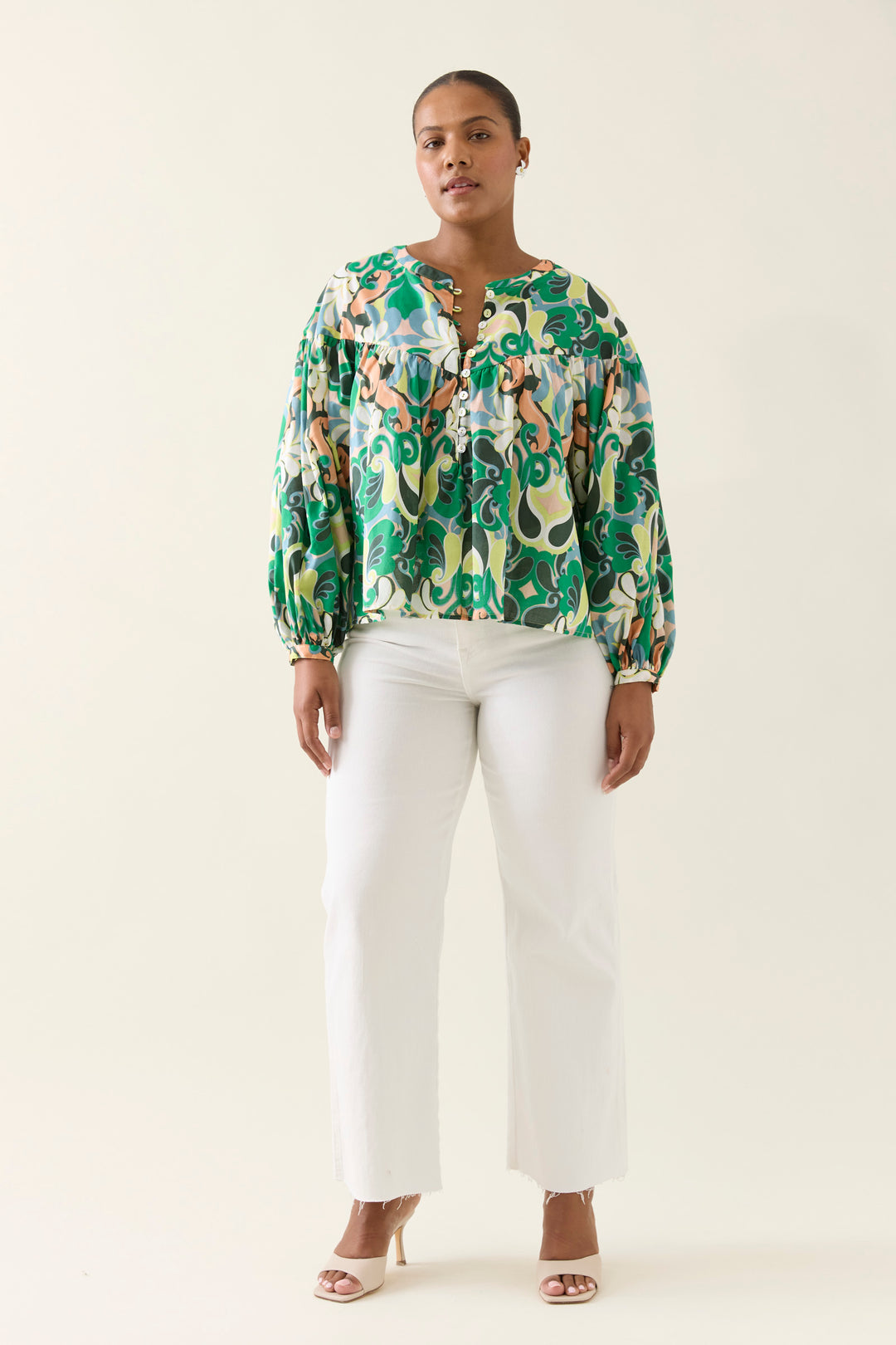 Isle of Mine Aurora Button blouse