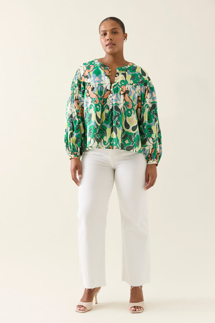 Isle of Mine Aurora Button blouse