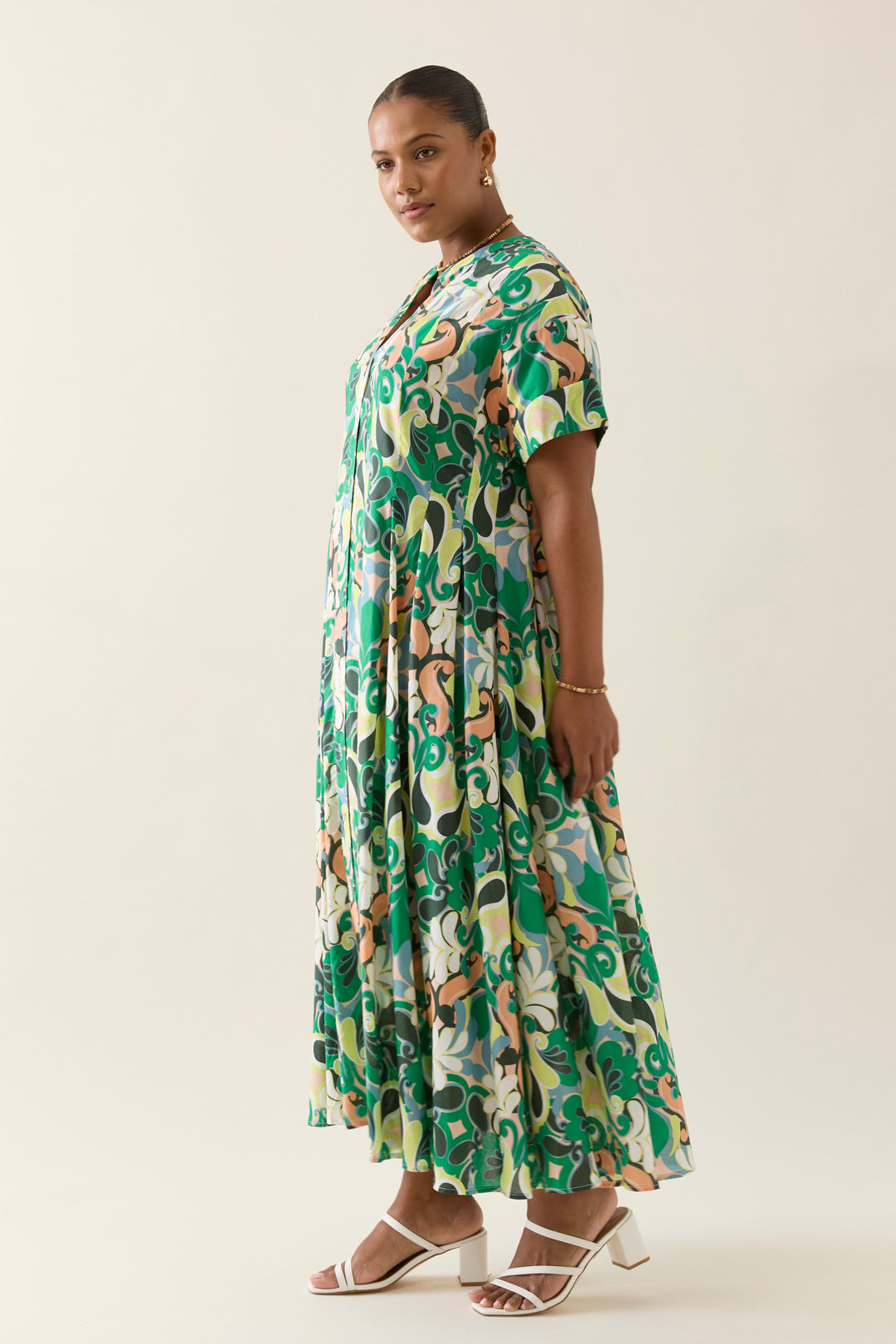 Isle of Mine Aurora Pleat Maxi Dress