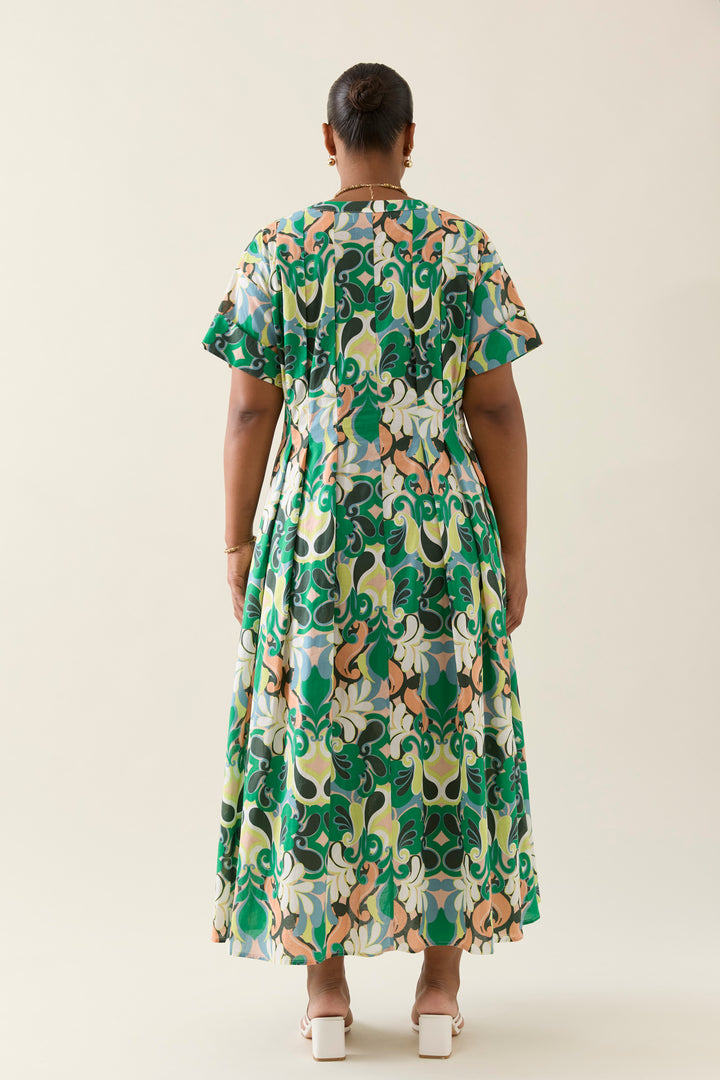 Isle of Mine Aurora Pleat Maxi Dress