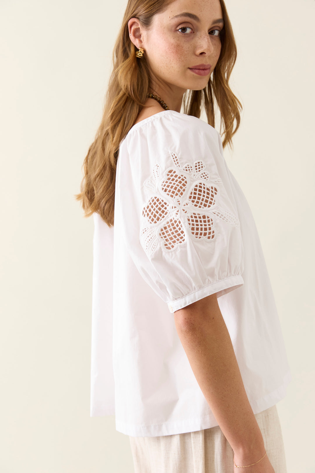 Isle of Mine Nilsa Button Top