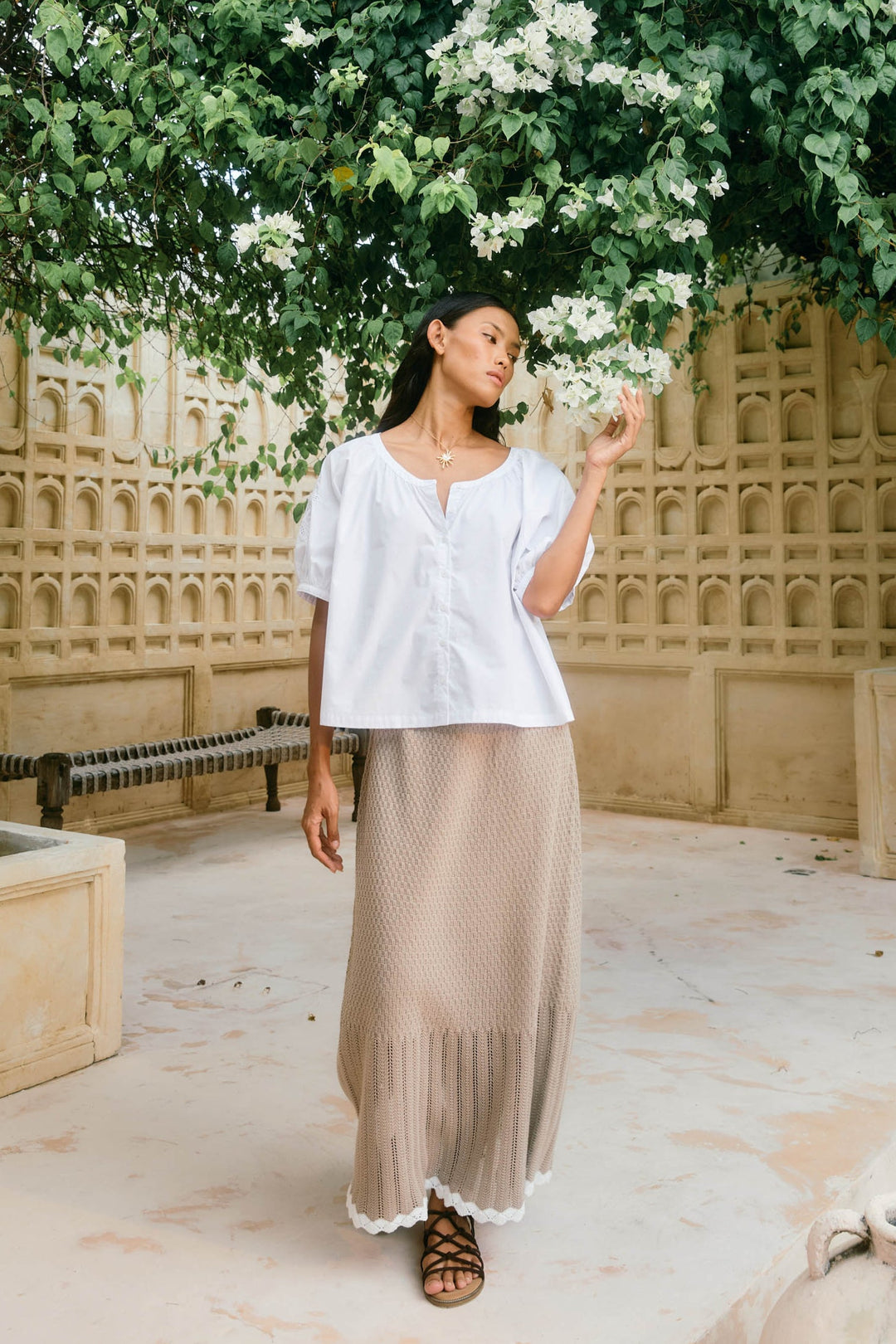 Isle of Mine Nilsa Button Top