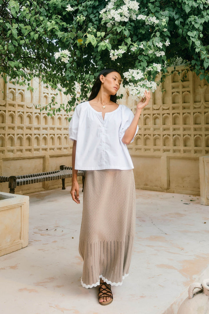 Isle of Mine Nilsa Button Top
