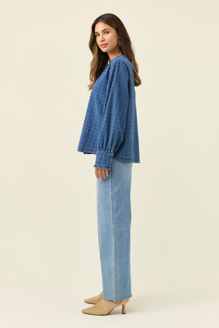 Isle of Mine Sloane Denim Frill Shirt
