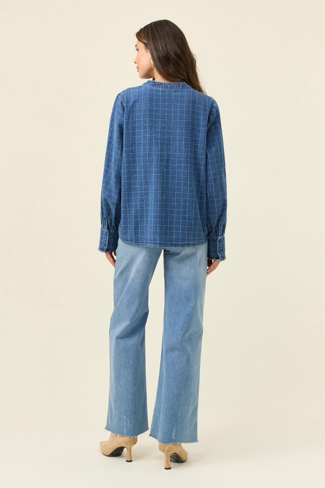 Isle of Mine Sloane Denim Frill Shirt
