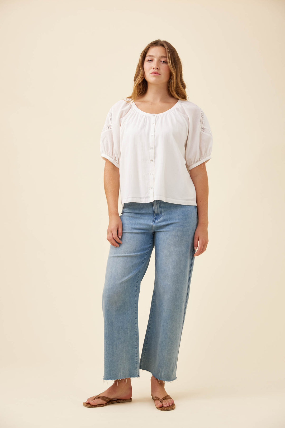 Isle of Mine Frances Button Top