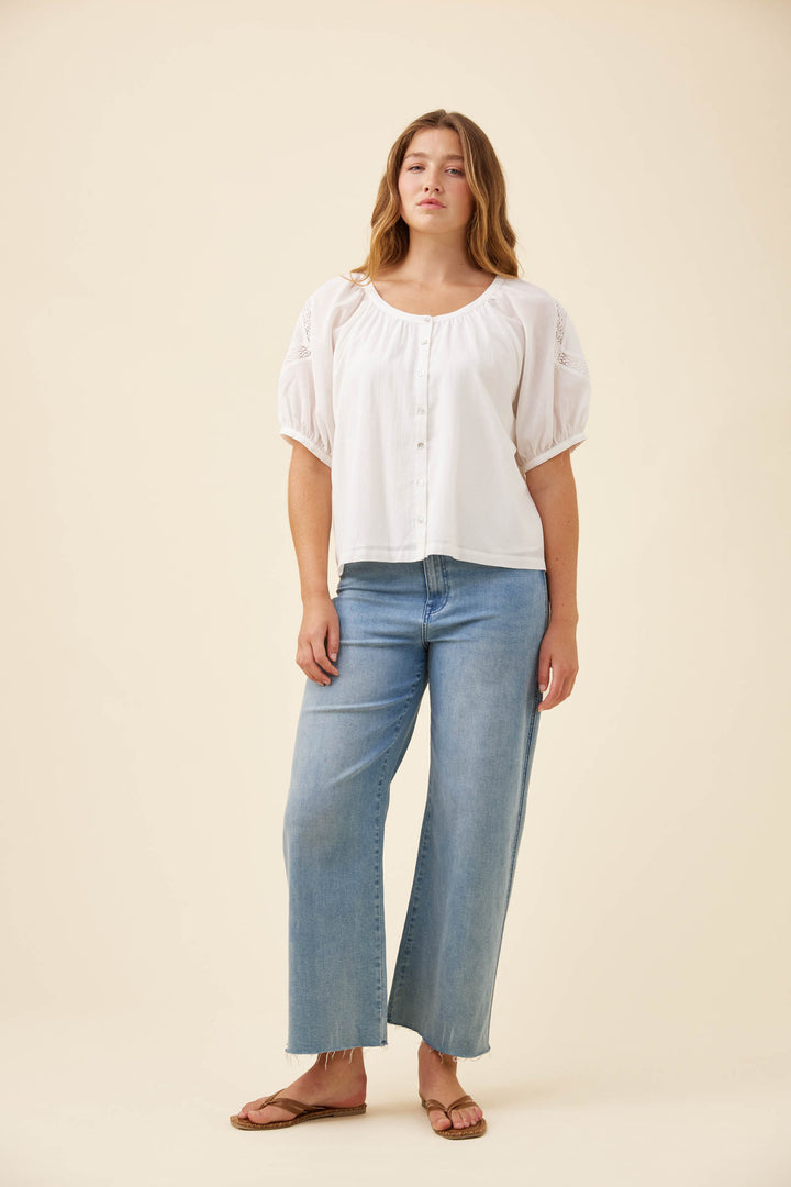 Isle of Mine Frances Button Top