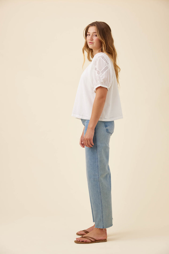 Isle of Mine Frances Button Top