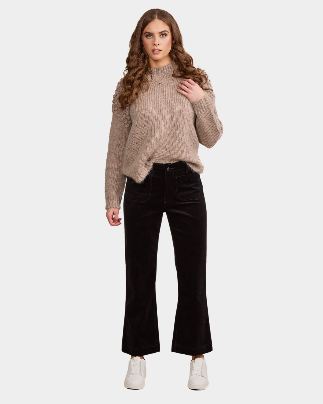 Vassalli Wide Leg Ankle Grazier Pant