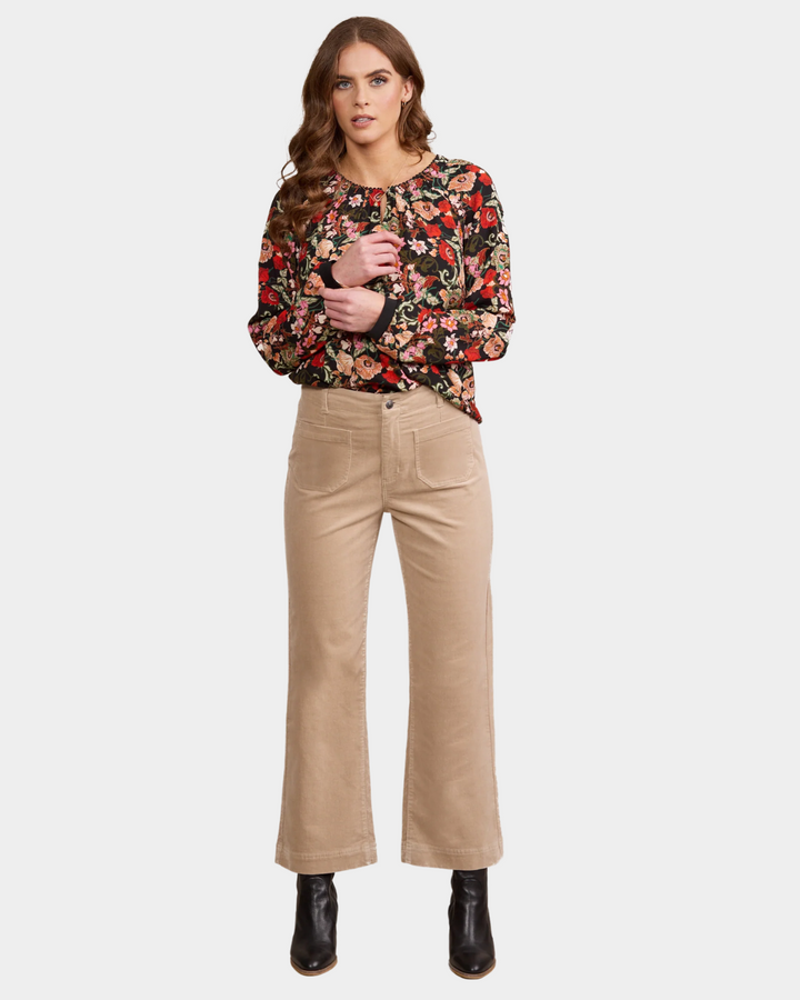 Vassalli Wide Leg Ankle Grazier Pant