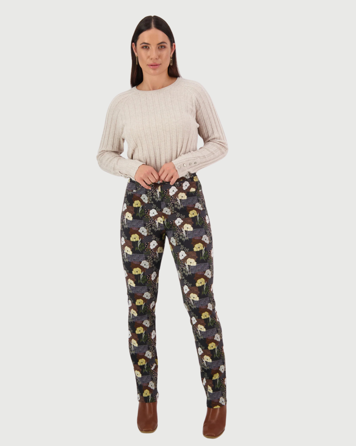 Vassalli Pull-On Slim Leg Pant