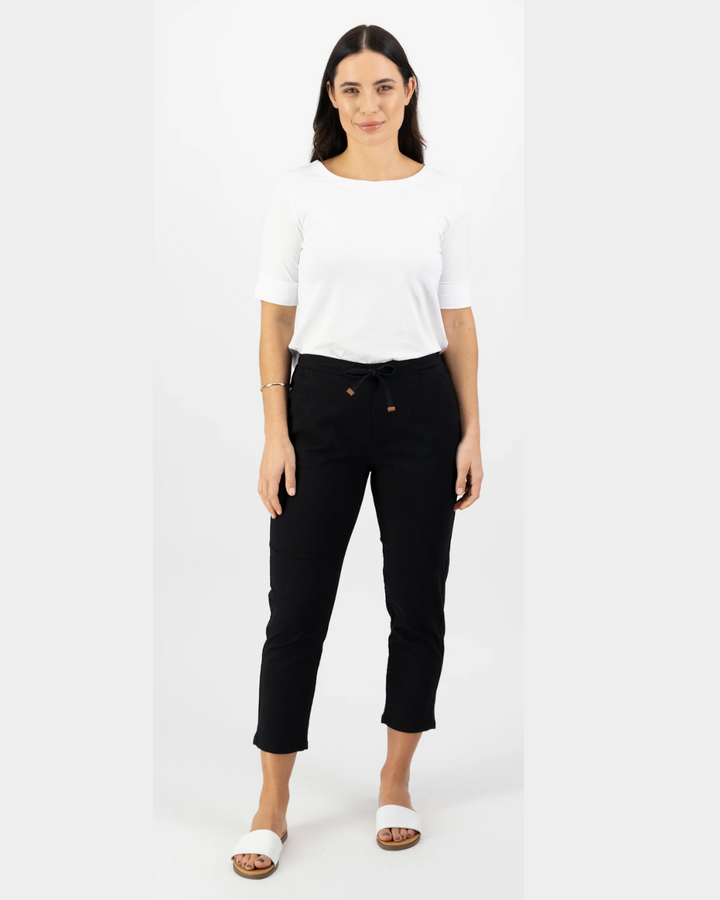 Vassalli 7/8 skinny leg elastic waist pant