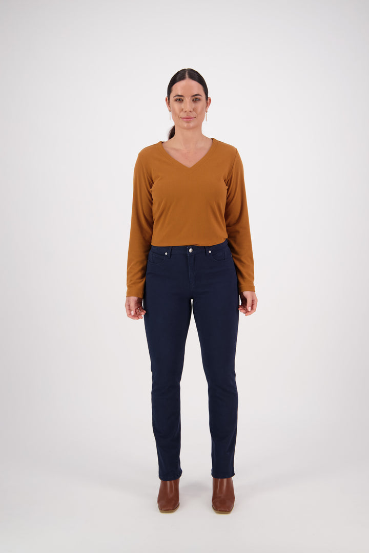 Vassalli Slim Leg Knit Jean