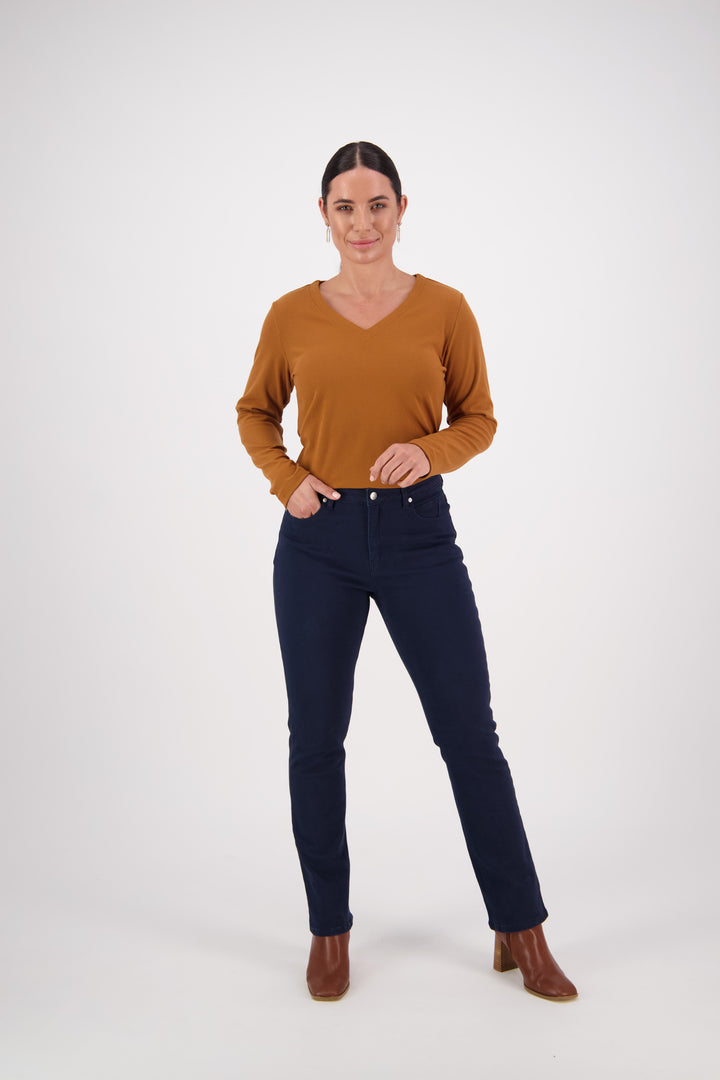 Vassalli Slim Leg Knit Jean