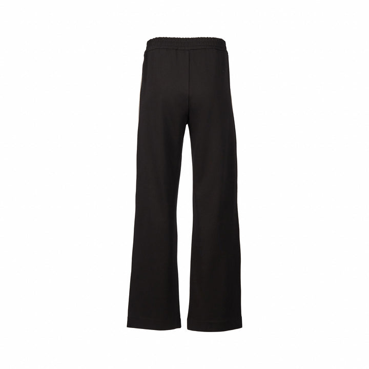 Vassalli Wide Leg Full Length Pant with Stripe Panel