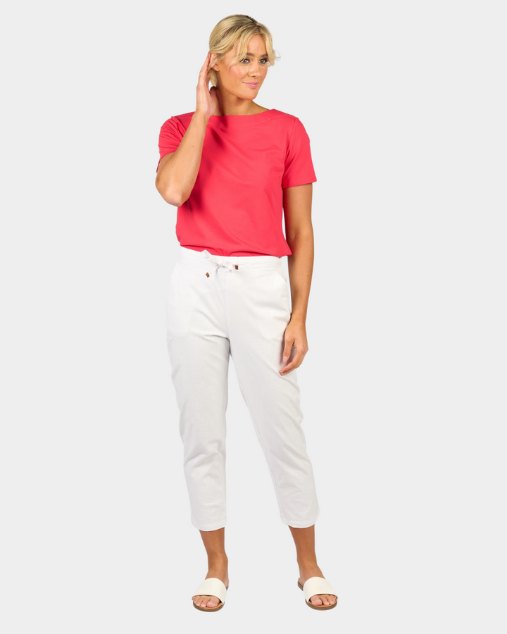 Vassalli 7/8 skinny leg elastic waist pant