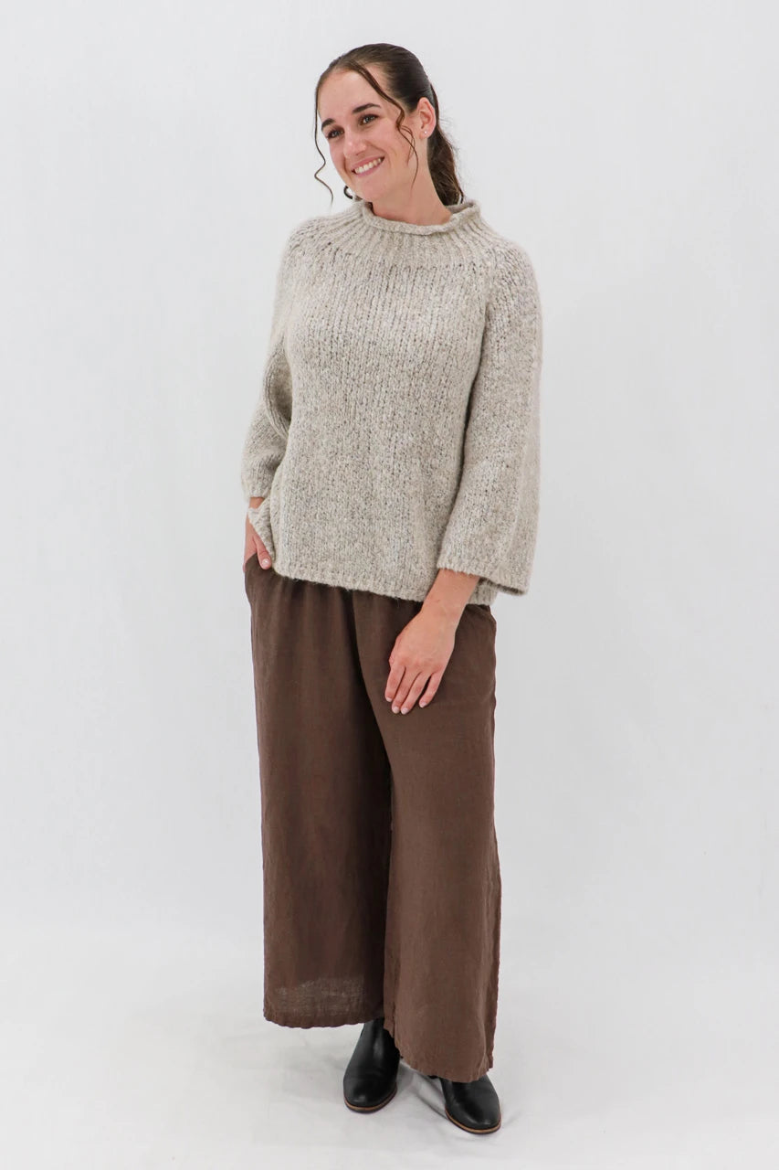 Aida Rose Soraya Boxy Boucle Sweater