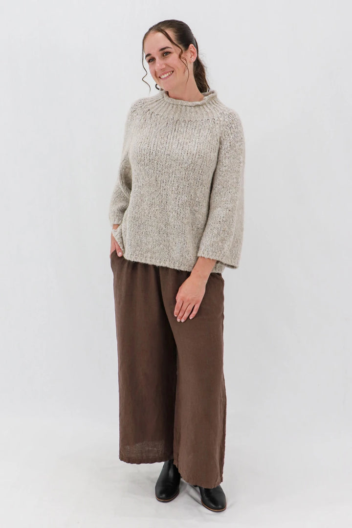 Aida Rose Soraya Boxy Boucle Sweater