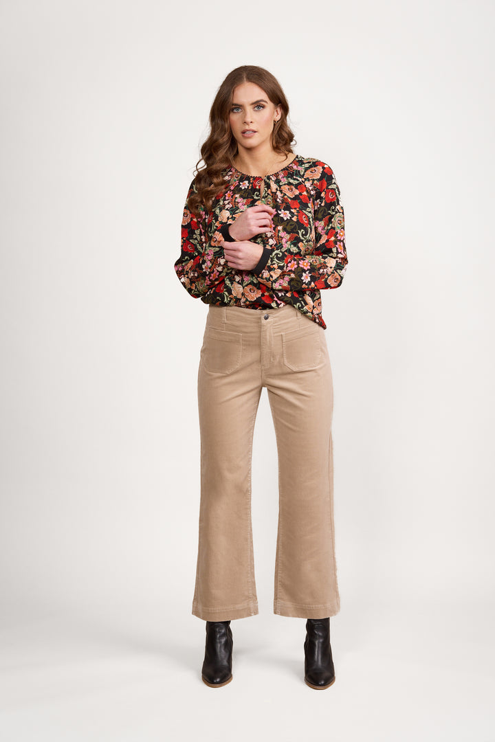 Vassalli Wide Leg Ankle Grazier Pant