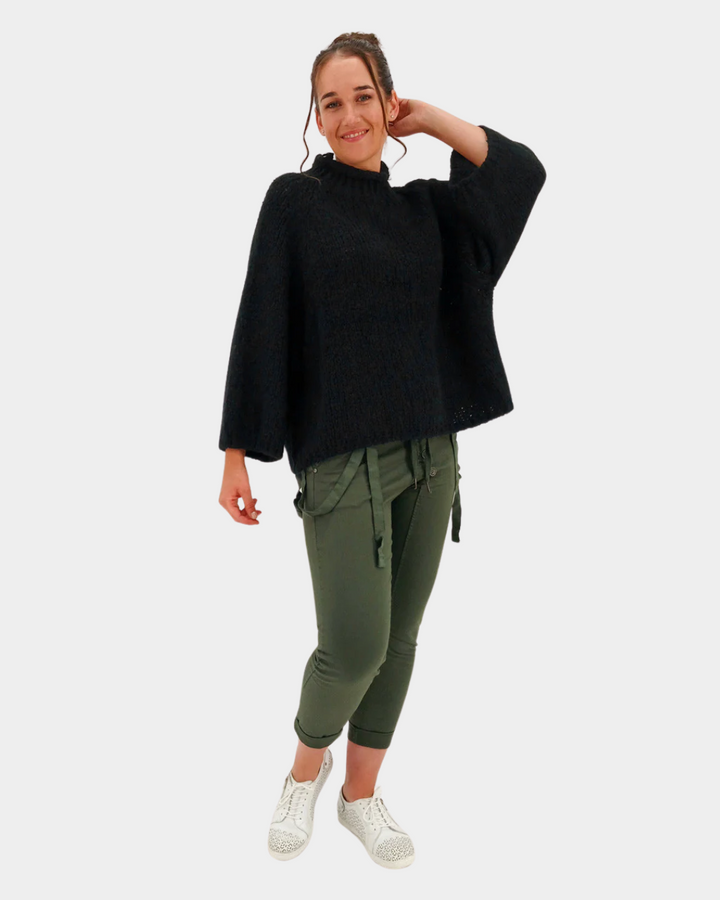 Aida Rose Soraya Boxy Boucle Sweater