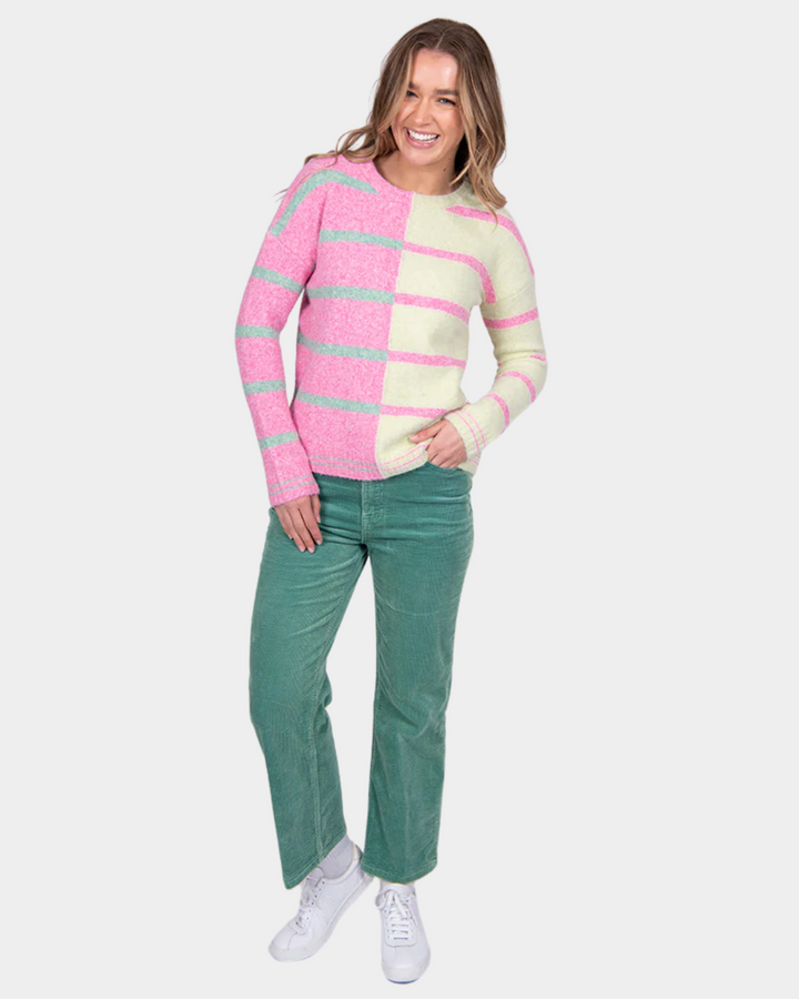 Bella Striped Colour Block Pullover