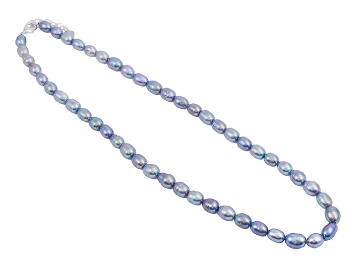 Kiwicraft Freshwater Pearl Necklace Black Oval