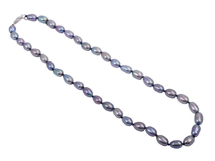 Kiwicraft Black Oval Freshweater Pearl Necklace