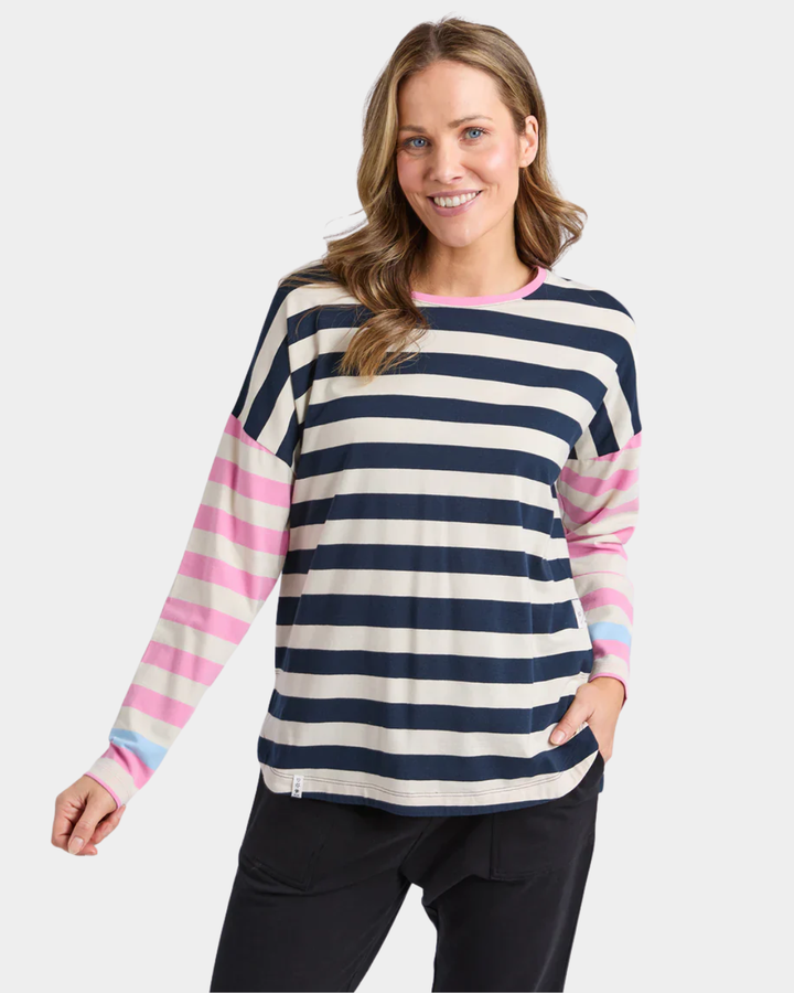 Elm Gaeb Stripe Long Sleeve Tee