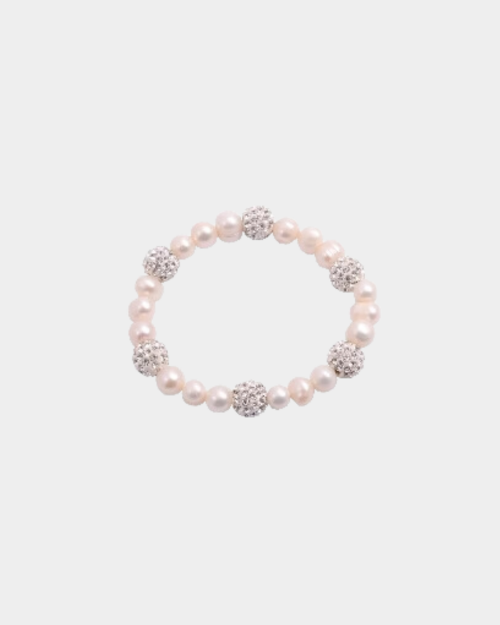 Kiwicraft Freshwater Pearl Diamente Bracelet