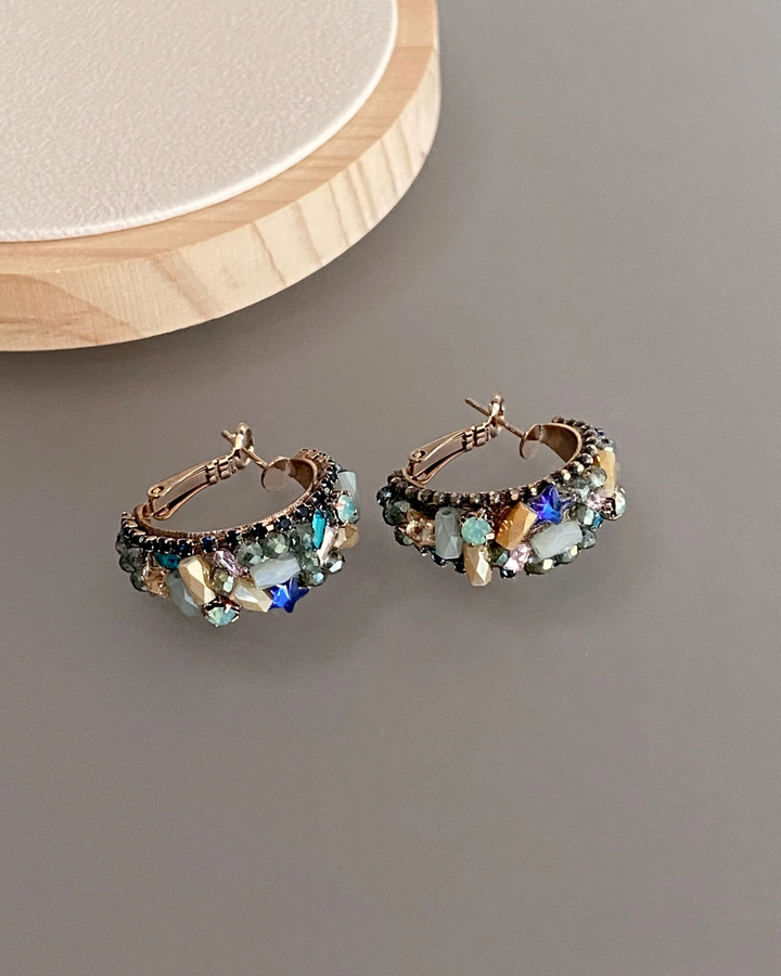 Lilio Earrings - Bright Hoops