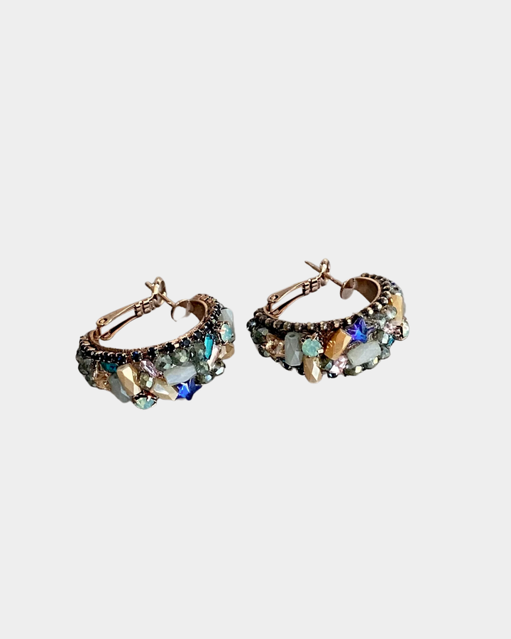 Lilio Earrings - Bright Hoops