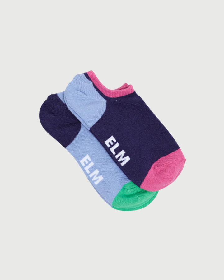 Elm 2 pack No Show Socks