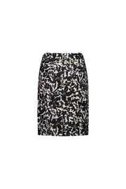 Vassalli Lined Knee Length Skirt with Back Vent