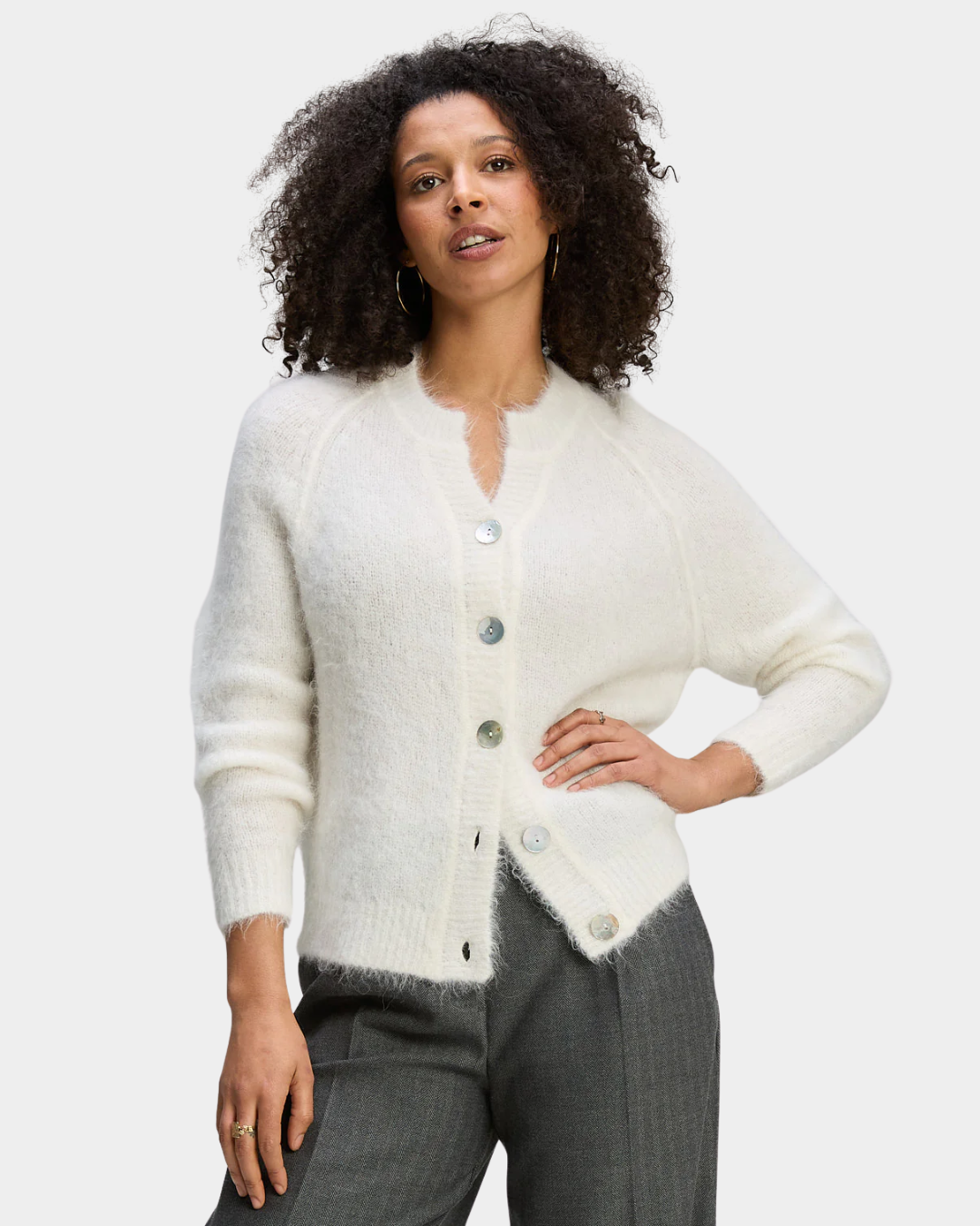 Zaket & Plover Alpaca Cardi