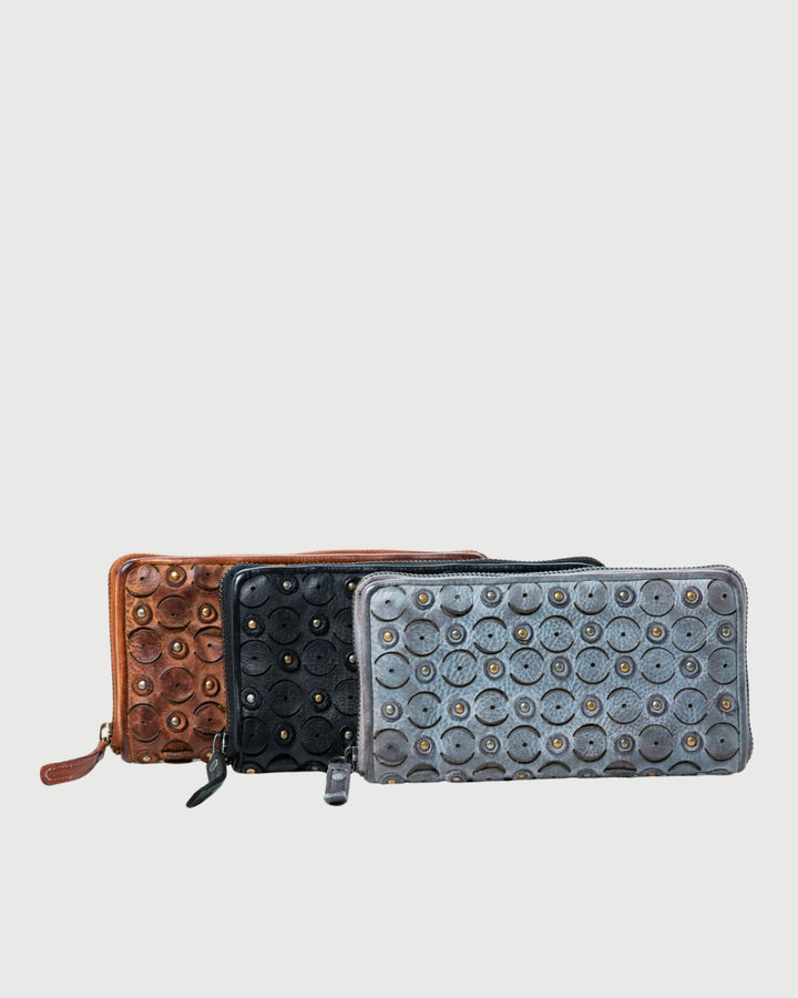 Rugged Hide Paisley Wallet