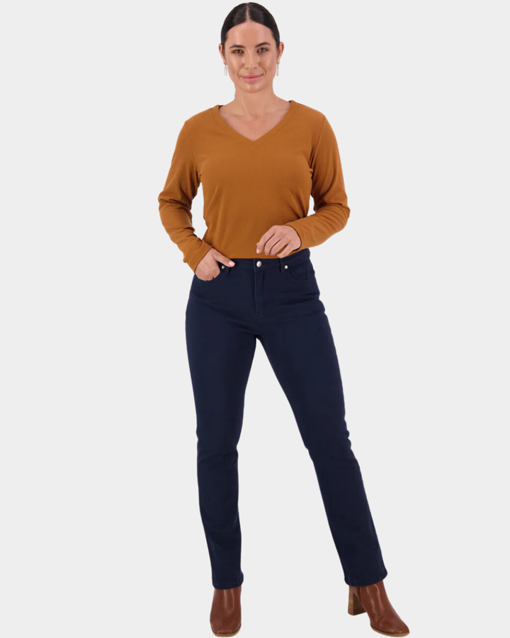 Vassalli Slim Leg Knit Jean