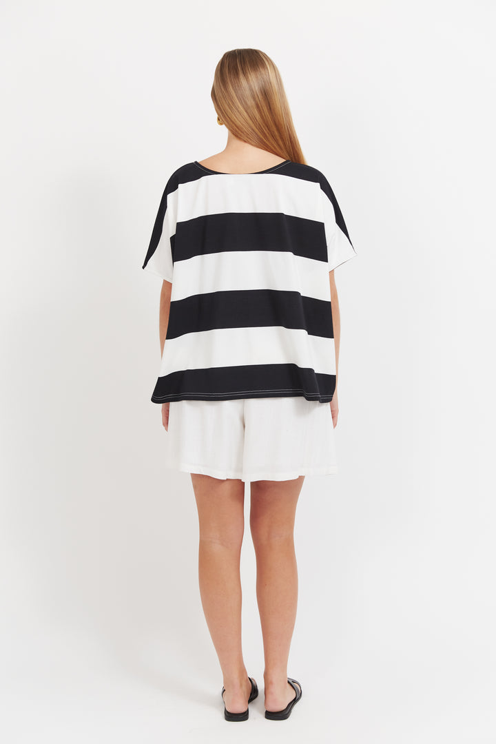 Haven Jardin Stripe Tee Shirt