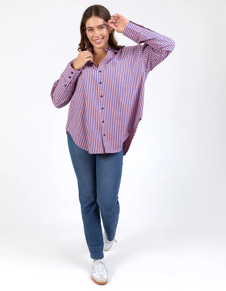 Elm Lila Stripe Shirt