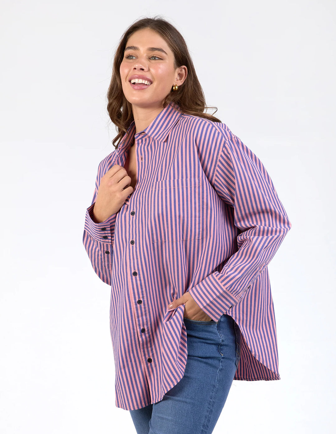 Elm Lila Stripe Shirt