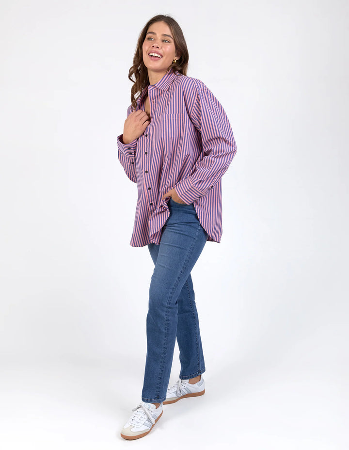 Elm Lila Stripe Shirt