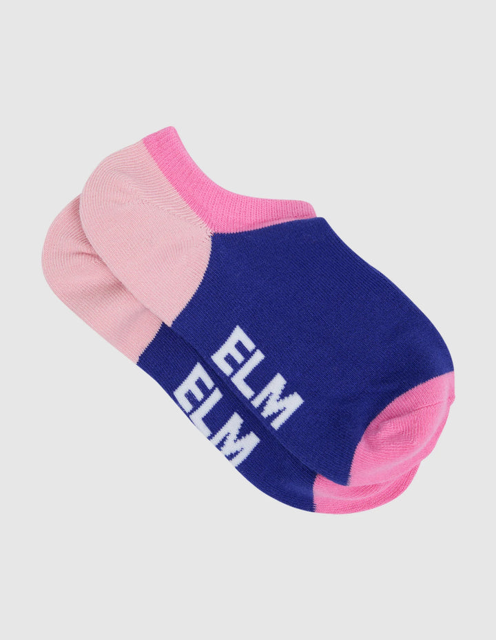 Elm Two Pack No Show Socks - Ribbon