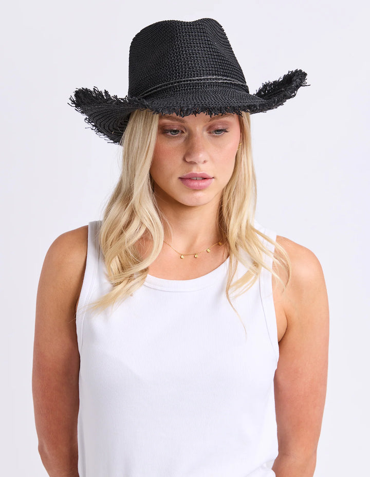 Elm Fringed Fedora