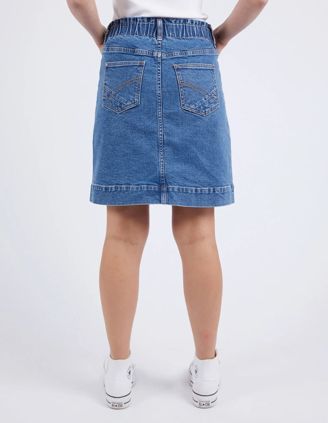 Elm Atlas Denim Skirt