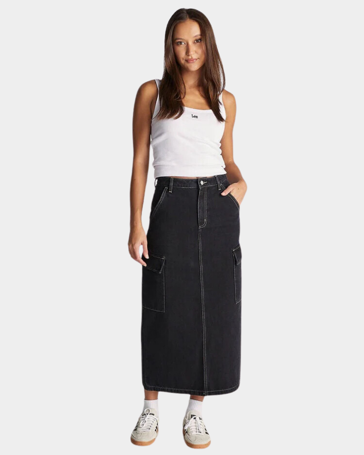 Lee Cargo Midi Throwback Skirt